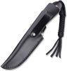 CIVIVI Elementum Fixed Blade Knife + Black Leather Sheath + Paracord