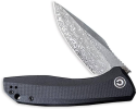 CIVIVI Baklash Knife Damascus Blade + Black G10 Handle