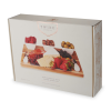 Acacia & Slate Cheese Board Set with Ceramic Bowls by Twine Living