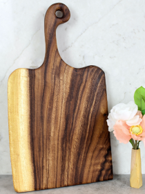 Live Edge Handled Charcuterie Board (size: large)