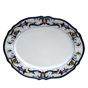VECCHIA DERUTA Platter (Style: Large Oval Platter)