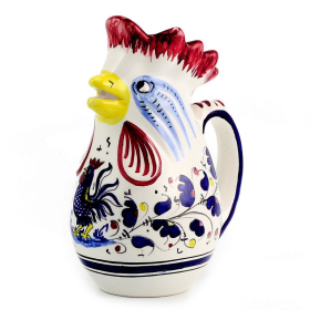 ORVIETO ROOSTER Pitcher (Style: Rooster of Fortune Pitcher (1 Liter 34 Oz 1 Qt))