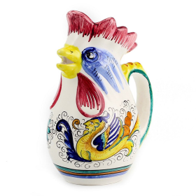 RAFFAELLESCO: Pitcher (Style: Rooster of Fortune Pitcher (1 Liter 34 Oz 1 Qt))