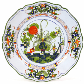 FAENZA-CARNATION Charger (Style: Charger Buffet Platter (13 D))