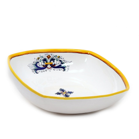 RICCO DERUTA Bowls for Serving Pasta or Salad (Style: RICCO DERUTA (LITE Edition) Square Serving Bowl)