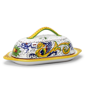 RAFFAELLESCO BUTTER TRAY & CHEESE BOWLS (Style: Butter Dish with Cover)