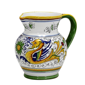 RAFFAELLESCO: Pitcher (Style: Traditional Deruta Pitcher (1.25 Liters/40 Oz/5 Cups))