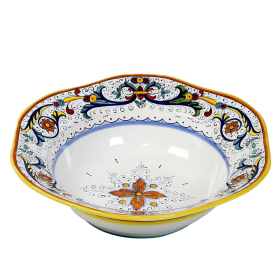 RICCO DERUTA Bowls for Serving Pasta or Salad (Style: Hexagonal Lg Salad Pasta Bowl)