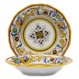 RAFFAELLESCO Pasta/Soup Rim Plate (Style: Rim Pasta Soup Plate)
