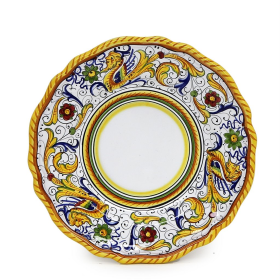 RAFFAELLESCO: Salad Plate (Style: Salad Plate (White Center))