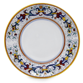 RICCO DERUTA Dinner Plate (Style: Dinner Plate (White Center))