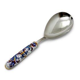 RICCO DERUTA: Utensil Holder (Style: Serving 'Risotto' Spoon Ladle with 18/10 stainless steel cutlery.)