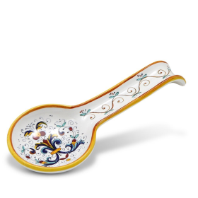 RICCO DERUTA: Spoon Rest (size: 4 DIAM. X 11 LONG (Dimensions measured in Inches))