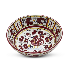 ORVIETO ROOSTER Bowls for Serving Pasta or Salad (Style: Salad Bowl (Medium))