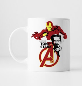Hero Inspired Coffee Mug - IronMan | By Trebreh Designs (Color: White, size: 15oz)