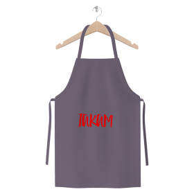 IAKAM Red Premium Jersey Apron (Color: Dark Grey, size: One Size)