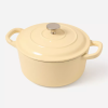 RJ Legend 1.4 Liter Cast Iron Pot, Enameled Pot with Handles