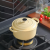 RJ Legend 1.4 Liter Cast Iron Pot, Enameled Pot with Handles