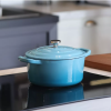 RJ Legend 1.4 Liter Cast Iron Pot, Enameled Pot with Handles