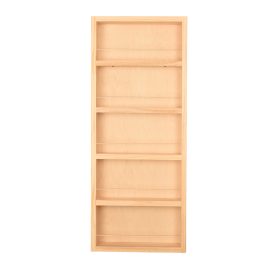 Miami On the Wall Spice Rack (Style: 935, Finish: Unfinished Wood)