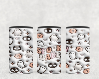Spooky Babe  Steel can hugger - optional speaker (Style: Speaker)