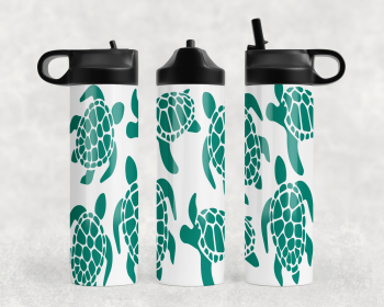 Sea Turtles Steel Water Bottle (Style: 271618264)
