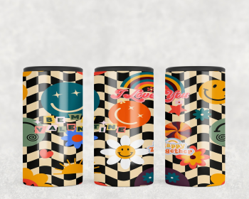 Retro Smile  Steel can hugger - optional speaker (Style: No Speaker)