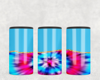 Tie Dye  Steel can hugger - optional speaker (Style: No Speaker)