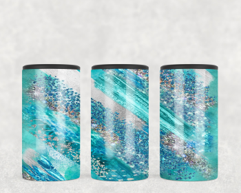 Turquoise Milky Way  Steel can hugger - optional speaker (Style: Speaker)