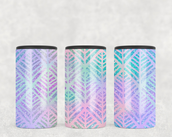 Pastel Geometric  Steel can hugger - optional speaker (Style: No Speaker)