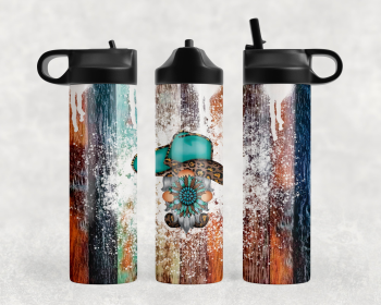 Western Gnome Steel Water Bottle (Style: 366920200)