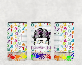 Teacher Life  Steel can hugger - optional speaker (Style: Speaker)