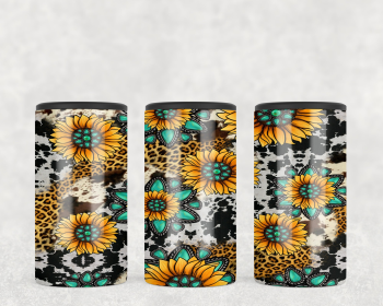 Western Sunflower  Steel can hugger - optional speaker (Style: Speaker)