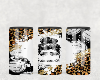 Volleyball Mom  Steel can hugger - optional speaker (Style: Speaker)