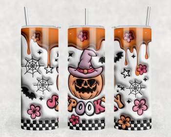 Spooky 20 oz Steel Tumbler With Or Without Bluetooth Speaker (Style: Speaker)
