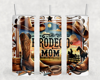 rodeo mom 20 oz Steel Tumbler With Or Without Bluetooth Speaker (Style: No Speaker)