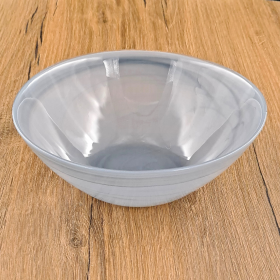 NUAGE 6" Glass Soup Bowl (Color: Graphite, size: 6")