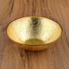 AURA 6" Gilded Glass Soup Bowl