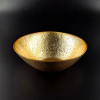 AURA 6" Gilded Glass Soup Bowl