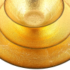 AURA 12PC Gilded Glass Dinnerware Set