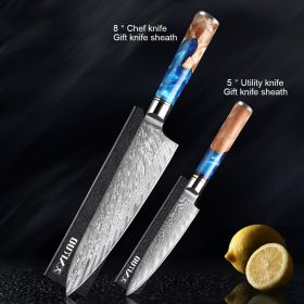 Kitchen Chef’s Knife Set (Option: Chef plus universal)