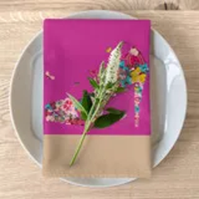 Butterfly Heel Cloth Table  Napkins (size: 19"x19")