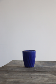 Julia Handmade Ceramic Coffee Cup (Color: Cobalt Blue)