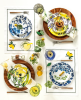 Amalfi Coast Melamine Dinner Plate / Set of 4