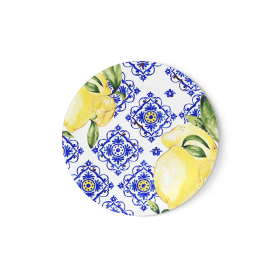 Amalfi Coast Melamine Dinner Plate / Set of 4 (size: Dessert plate-6.7")