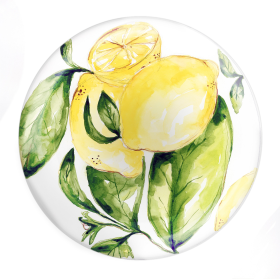 Citrus Melamine Dessert Plate / Set of 4 (size: Dinner Plate-9.8")