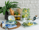 Citrus Melamine Dessert Plate / Set of 4