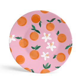 Clementine Melamine Plate / Set of 4 (size: Dinner Plate-9.8")