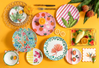 Clementine Melamine Plate / Set of 4