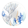 Marine Melamine Dessert Plate / Set of 4